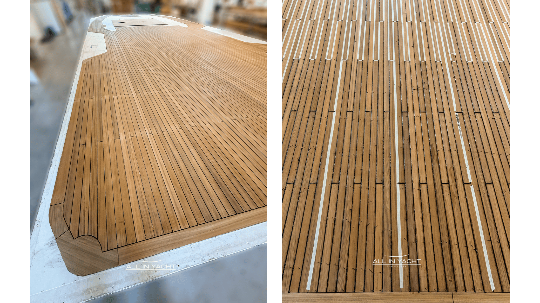 Vantaggio coperte prefabbricate in teak